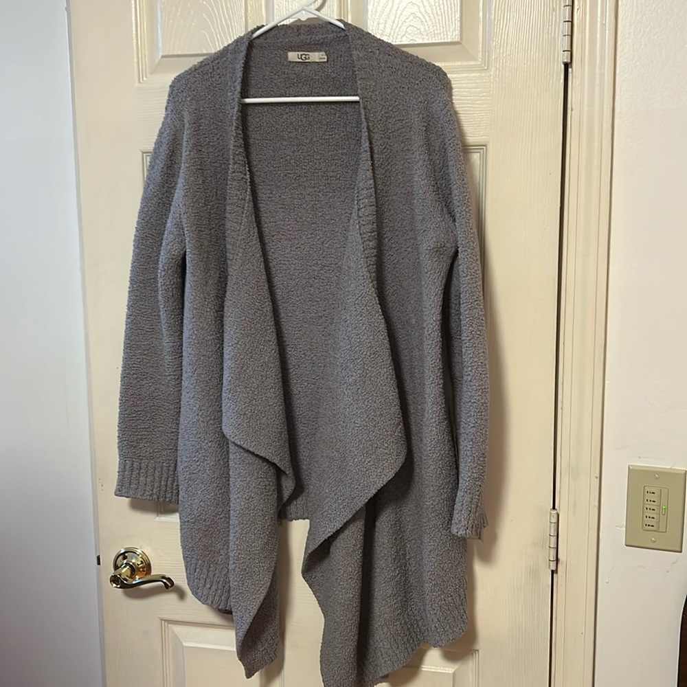 UGG light grey Phoebe cardigan size medium